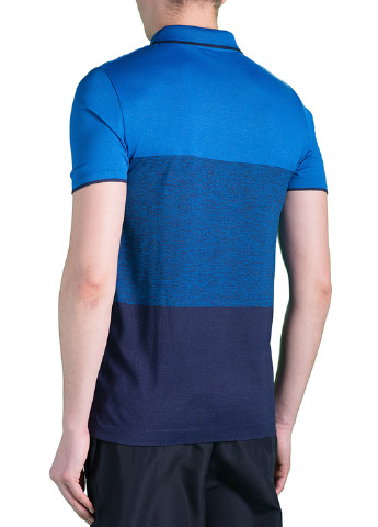 Синяя футболка-поло для мужчин Lotto с логотипом