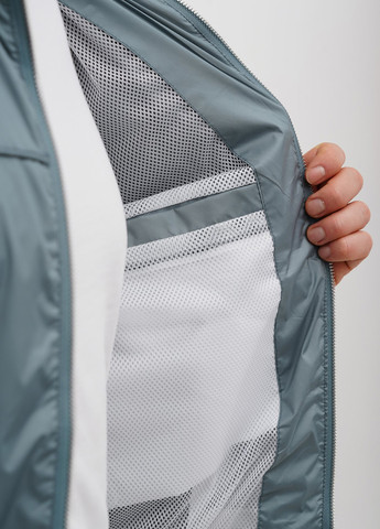 Сіро-голубий демісезонна вітровка Trend Collection