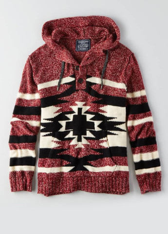 Красный демисезонный свитер American Eagle