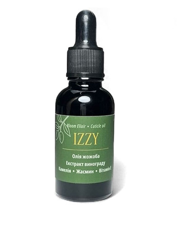 Масло для кутикули жожоба, виноград, камелія та вітамін Е, 30 мл Izzy (363030436)