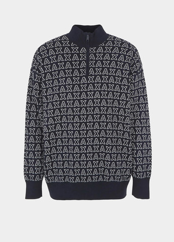 Темно-синий демисезонный свитер Armani Exchange
