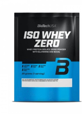 Протеин изолят IsoWhey Zero 25 g (Cinnamon rolls) Biotech (256027821)