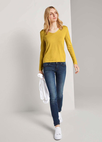 Жовтий демісезонний пуловер пуловер Tom Tailor