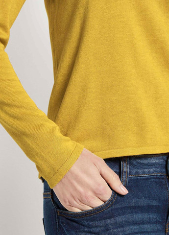 Жовтий демісезонний пуловер пуловер Tom Tailor