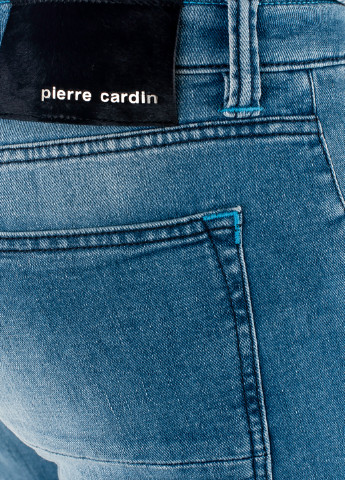 Синие демисезонные зауженные джинсы Pierre Cardin