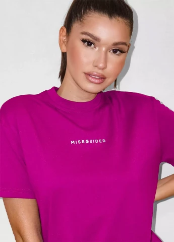 Малинова кежуал сукня Missguided