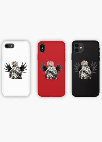 Чехол силиконовый Apple Iphone 6 Билли Айлиш Ренессанс (Billie Eilish Renaissance) Белый (6937-1205) MobiPrint (219335865)