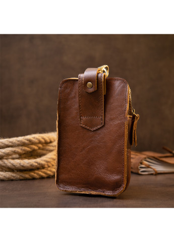 Мужская сумка-барсетка на ремень 10,5х17х3,5 см Vintage (232989933)
