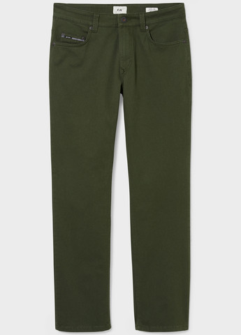 Темно-зеленые демисезонные прямые джинсы C&A