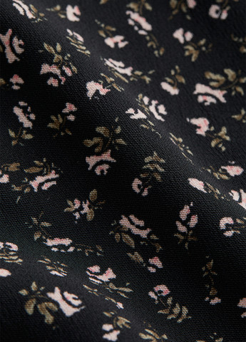 Разноцветная повседневный цветочной расцветки юбка H&M а-силуэта (трапеция)