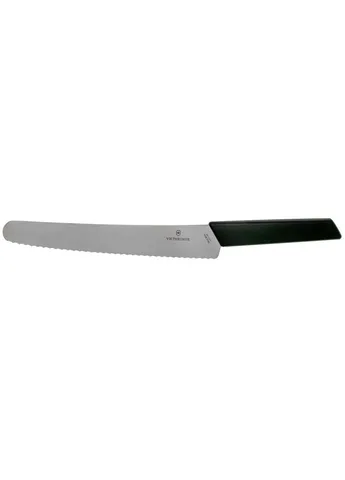 Кухонный нож SwissModern Bread and Pastry Knife 22 см Black (6.9073.22WB) Victorinox (254071219)