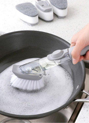 Многофункциональная щетка с дозатором для чистки посуды No Brand (255679227)