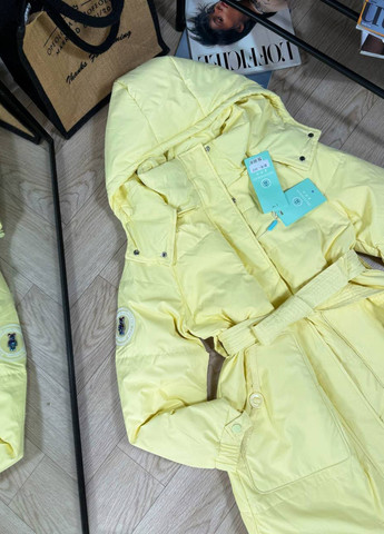 Жовта демісезонна куртка No Brand