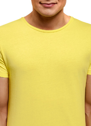 Желтая футболка Oodji