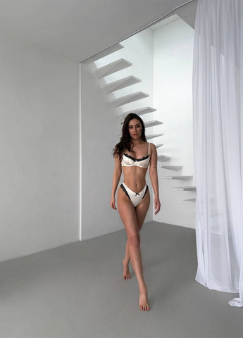 Белый демисезонный комплект (бюстгальтер, трусики) NOVA VEGA