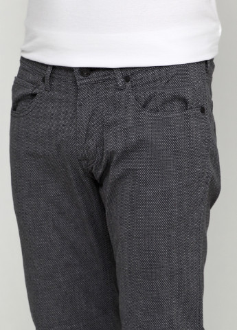 Серые кэжуал демисезонные прямые брюки Baldessarini