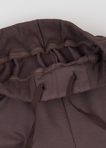 Коричневий демісезонний комплект (толстовка, шорти) Garnamama