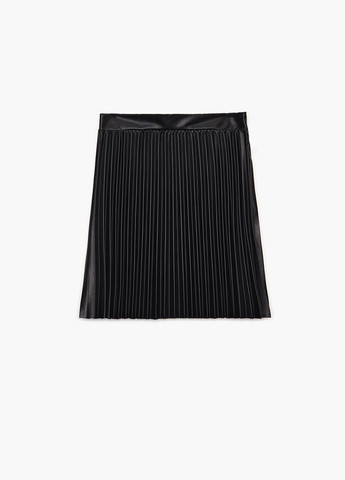 Черная кэжуал однотонная юбка Cropp плиссе