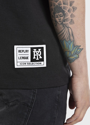 Черная футболка Replay