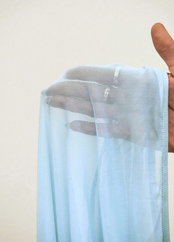 Блакитний літній купальник (ліф, трусики, спідниця) бікіні, роздільний SHEIN