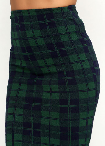 Зеленая кэжуал юбка Pull & Bear мини