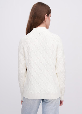 Молочный зимний свитер EQUILIBRI