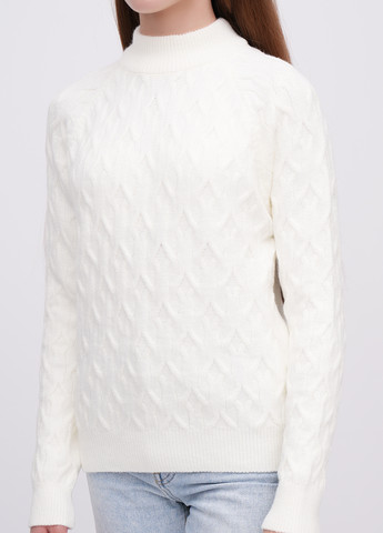 Молочный зимний свитер EQUILIBRI