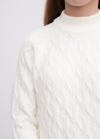 Молочный зимний свитер EQUILIBRI