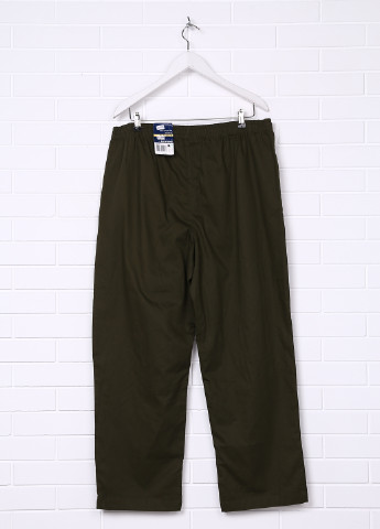 Оливково-зеленые кэжуал демисезонные прямые брюки Basic Editions