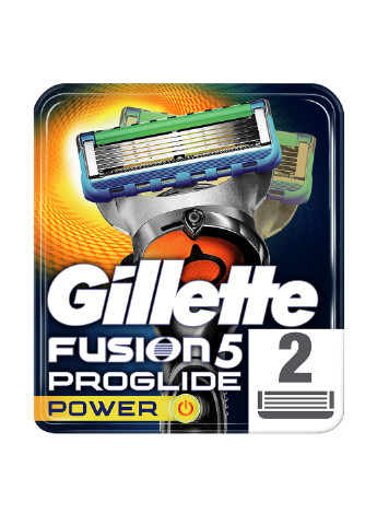 Картриджі для гоління Fusion ProGlide Power (2 шт.) Gillette (14295491)