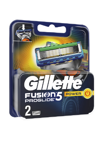 Картриджі для гоління Fusion ProGlide Power (2 шт.) Gillette (14295491)