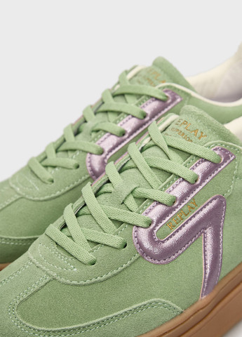 Кроссовки Replay светло-зелёные всесезоны (346673400)
