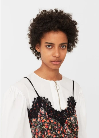 Черное кэжуал платье Mango однотонное