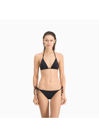 Чорний демісезонний ліф для плавання swim women triangle bikini top Puma