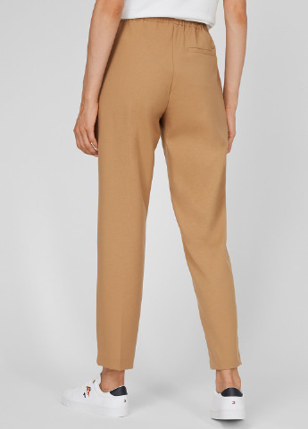 Бежевые кэжуал зимние зауженные, укороченные брюки Tommy Hilfiger