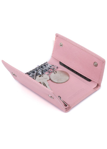 Жіночий шкіряний гаманець-ключниця 12,3х7,3х1 см st leather (252127473)