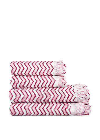 Maisonette полотенце (1 шт.), 70х140 см абстрактный розовый производство - Турция