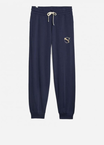 Синие спортивные демисезонные джоггеры брюки Puma