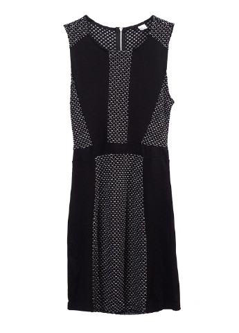Чорна кежуал плаття H&M з геометричним візерунком
