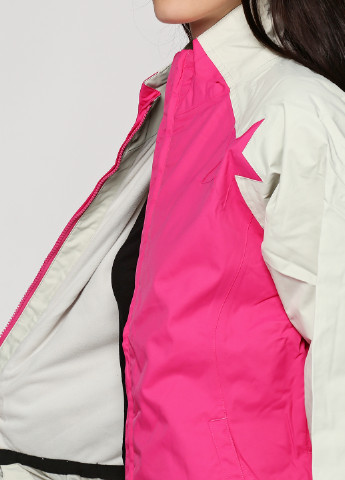 Розовая зимняя куртка лыжная F2