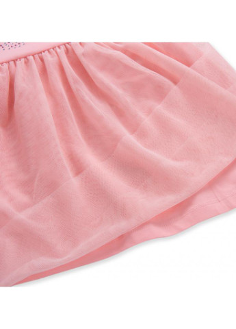 Коралова футболка з бантиком з страз (6283-92g-peach) Breeze (205765640)