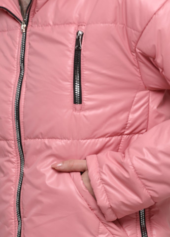 Рожева демісезонна куртка ALLY