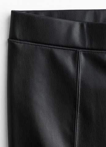 Черные демисезонные леггинсы H&M