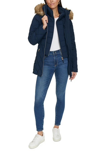 Темно-синяя демисезонная куртка Tommy Hilfiger