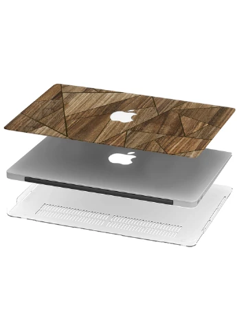 Чохол пластиковий для Apple MacBook Air 13 A1466 / A1369 Древестнi трикутники (Tree triangles) (6351-2335) MobiPrint (218867341)