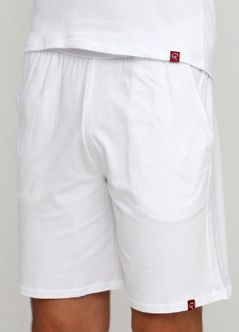 Белый демисезонный комплект (майка, шорты) Redskins