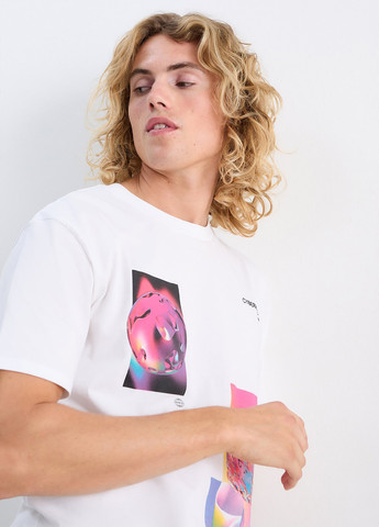 Біла футболка C&A