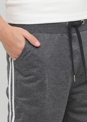Темно-серые спортивные демисезонные джоггеры брюки SHEIN