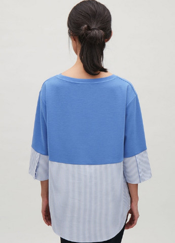 Светло-синяя демисезонная блуза Cos
