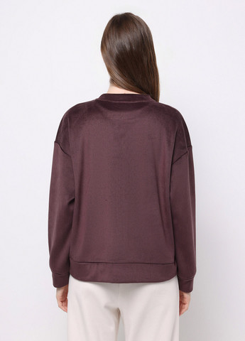 Темно-коричневый свитшот Colin's однотонный без декора (368128335)